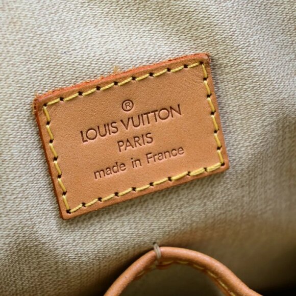 LOUIS VUITTON LV Logo Trouville Hand Bag Monogram Leather Brown - Picture 5 of 16